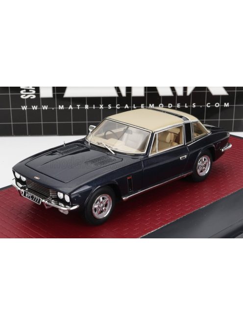 Matrix Scale Models - JENSEN INTERCEPTOR SIII COUPE 1975 BLUE BEIGE