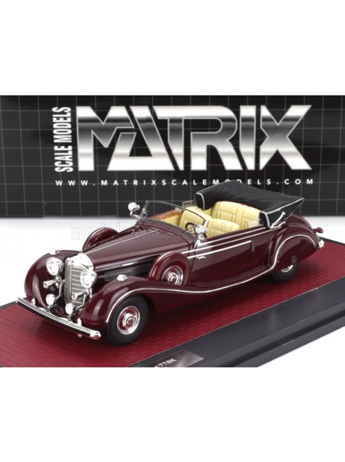 Matrix Scale Models - MERCEDES BENZ 770K (W150) CABRIOLET OPEN 1939 BORDEAUX