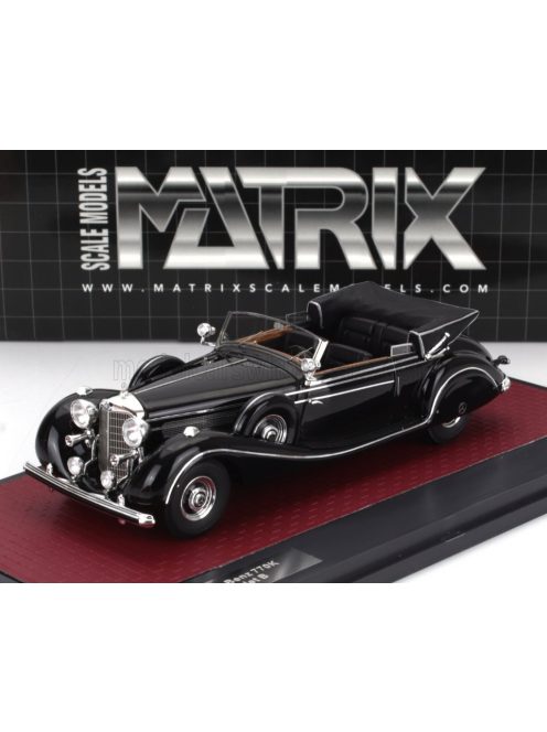 Matrix Scale Models - MERCEDES BENZ 770K (W150) CABRIOLET OPEN 1939 BLACK