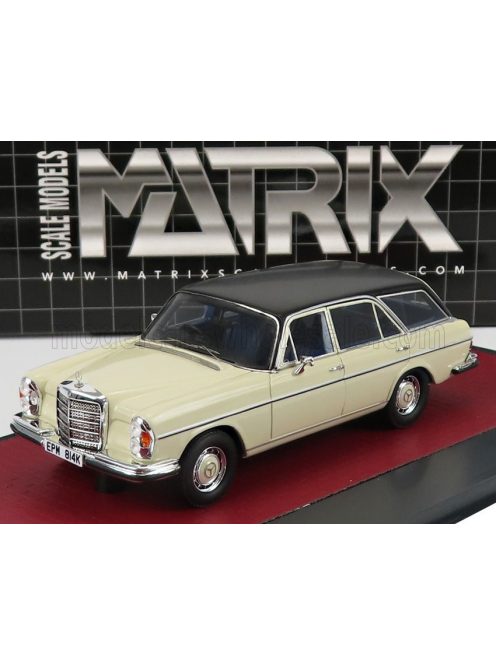 Matrix Scale Models - MERCEDES BENZ S-CLASS 280SE CRAYFORD ESTATE STATION WAGON (W108) 1970 WHITE