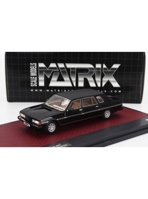 Matrix Scale Models - PEUGEOT 604 HEULIEZ LIMOUSINE 1980 BLACK