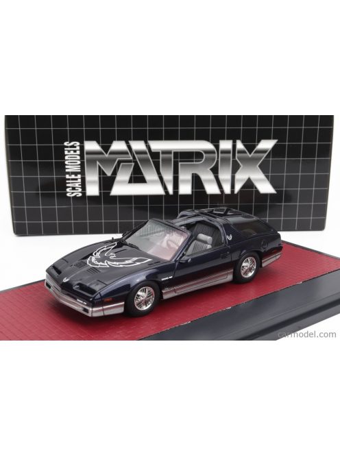 Matrix Scale Models - PONTIAC FIREBIRD TRANS AM TYPE K KAMMBACK CONCEPT PROTOTYPE 1985 BLUE SILVER