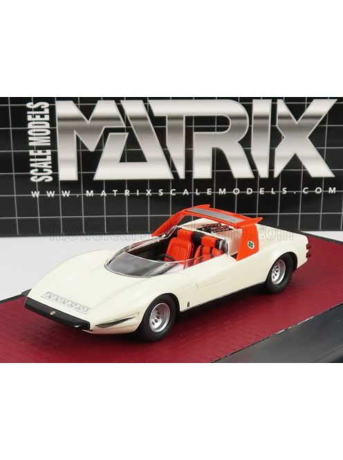 Matrix Scale Models - ALFA ROMEO P33 ROADSTER PININFARINA 1968 WHITE