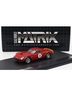   Matrix Scale Models - ISO RIVOLTA 6000GT STRADALE PROTOTIPO N 8 DAYTONA NEMBO 1965 RED YELLOW