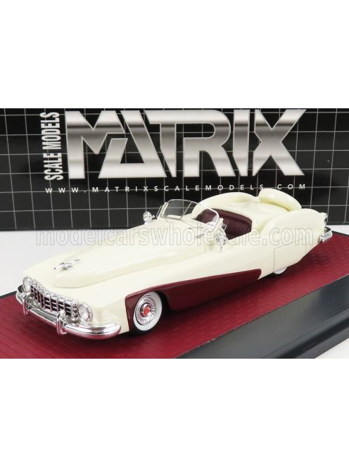 Matrix Scale Models - MERCURY TEMPLETON SATURN BOB HOPE SPECIAL 1948 WHITE RED