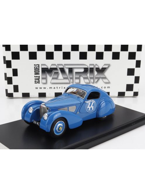 Matrix Scale Models - BUGATTI T51 DUBOS N 44 RALLY PARIS NICE 1931 LIGHT BLUE