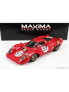   Maxima - Ferrari 312P 3.0L V12 Coupe Team N.A.R.T N 57 24H Le Mans 1970 Chuck Parsons – Tony Adamowicz Red