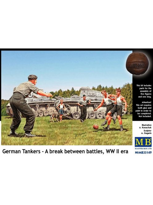 Master Box - German Tankers-A break between battles, WW II Era