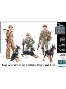   Master Box - Dogs in Service in the US Marine Corps, WW II Era