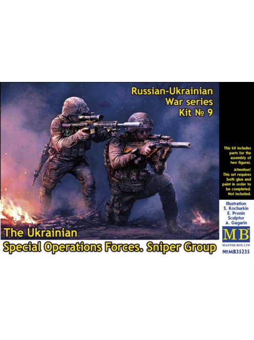 Master Box - The Ukrainian Special Operations Forces. Sniper Group Russian-Ukrainian War series, kit No. 9