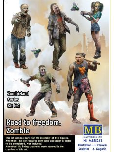   Master Box - Zombieland Series, Kit No. 2. Road to freedom. Zombie