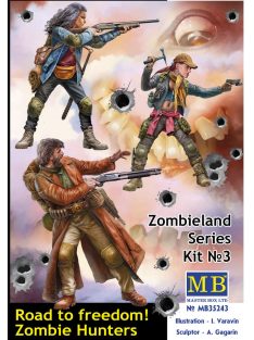   Master Box - Road to freedom. Zombie Hunters. Zombieland series, Kit No. 3