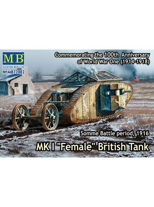 Master Box - "MK I Female" British Tank, Somme Battle period, 1916