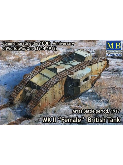 Master Box - "MK II Female" British Tank,Arras Battle period, 1917
