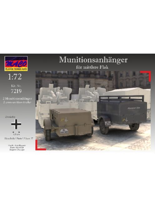 MACO - Ammunition trailer for mittlere Flak (1+1 kit)
