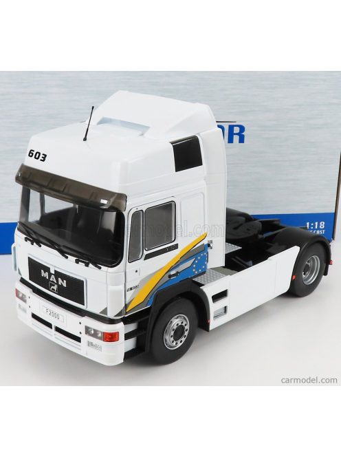 Mcg - Man F2000 V10 Tractor Truck 2-Assi 1994 White Blue Yellow