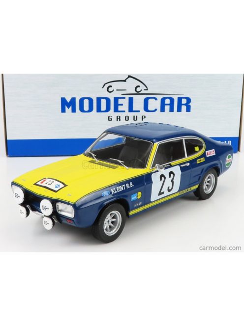 Mcg - Ford England Capri Mki (Night Version) N 23 Rally Olympia 1972 W.Rohrl - H.Rothfub Blue Yellow