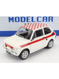 MCG - FIAT 126 LOOK ABARTH 1972 WHITE RED