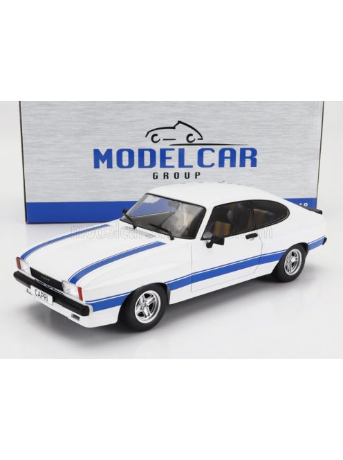 MCG - FORD ENGLAND CAPRI MKII COUPE RHD 1975 WHITE BLUE