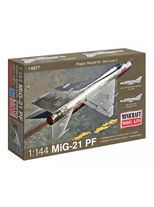 Minicraft - 1/144 MIG 21 USSR with 2 marking options