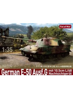   Modelcollect - Fist of War German E50 Ausf.G with L68 10.5cm gun tank