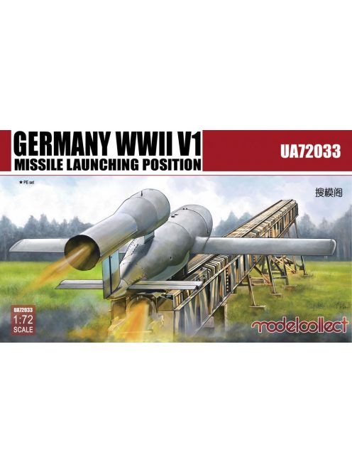 Modelcollect - Germany WWII V1 Missile launching positi 2 in 1