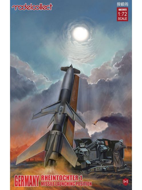 Modelcollect - Germany WWII Rheintochter 1 missile launching position 1+1