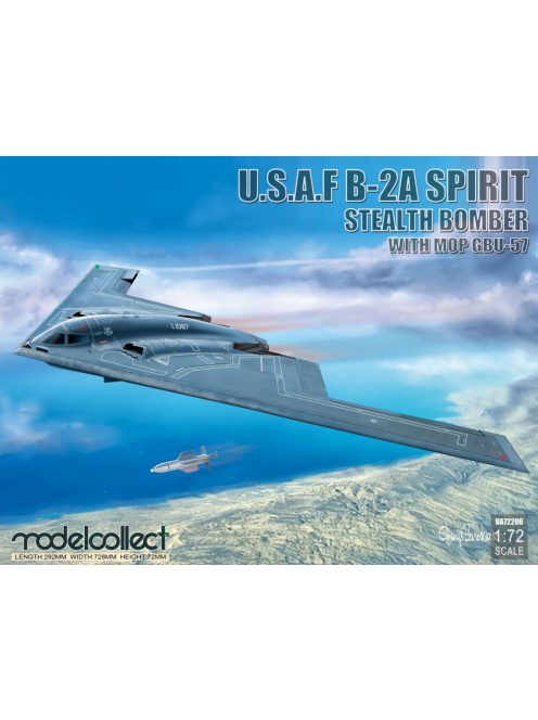 Modelcollect - USAF B-2A Spirit Stealth Bomber with Mop GBU-57