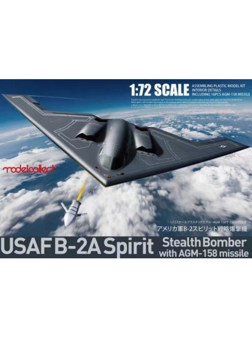 Modelcollect - USAF B-2A Spirit Stealth Bomber with AGM-158 missile