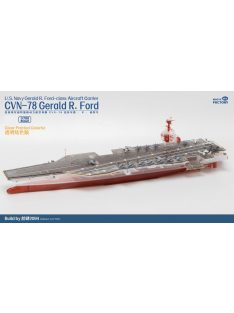   Magic Factory - Clear Painted Colorful U.S. Navy  Gerald R. Ford-class aircraft carrier- USS Gerald R. Ford CVN-78