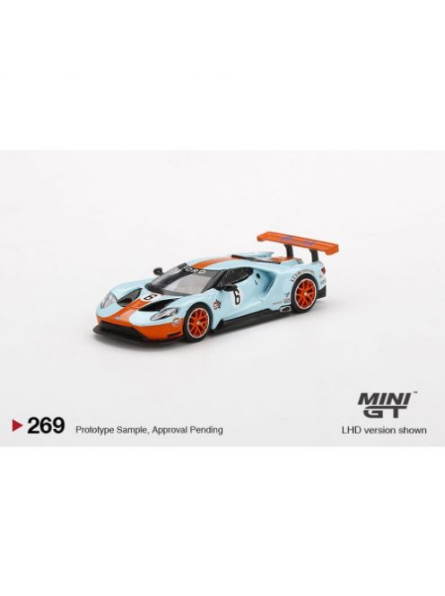 Minigt - 1:64 Ford Gt Gtlm Gulf #6, 2020, Gulf Blue/Orange - Mini Gt