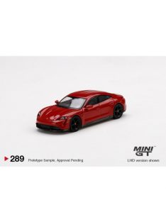   Minigt - 1:64 Porsche Taycan Turbo S, Carmine Red 2021 - Mini Gt