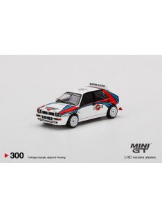   Minigt - Lancia Delta Hf Intergrale Evoluzione Martini Racing, White/Red/Blue Left Hand Drive - Mini Gt