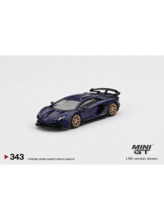   Minigt - 1:64 Lamborghini Aventador Svj Viola Aletheia (Rhd) - Mini Gt