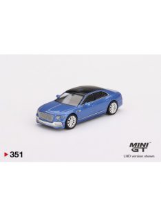   Minigt - 1:64 Bentley Flying Spur, Blue With Black Roof - Mini Gt