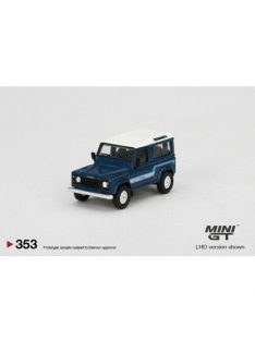   Minigt - 1:64 Land Rover Defender 90 County Wagon, Stratos Blue - Mini Gt