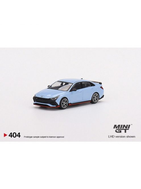 Minigt - 1:64 Hyundai Elantra N, Performance Blue - Mini Gt