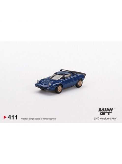 Minigt - 1:64 Lancia Stratos Hf Stradale 1976, Blue - Mini Gt