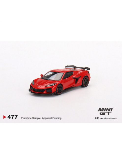 Minigt - 1:64 Chevrolet Corvette Z06, 2023, Torch Red - Mini Gt