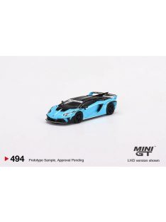   Minigt - Lb-Silhouette Works Lamborghini Aventador Gt Evo Baby Blue (Lhd) - Mini Gt