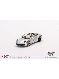   Minigt - Porsche 911 Targa 4S Heritage Design Edition Gt Silver Metallic (Lhd) - Mini Gt