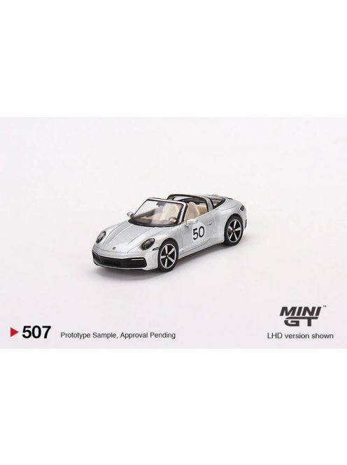 Minigt - Porsche 911 Targa 4S Heritage Design Edition Gt Silver Metallic (Lhd) - Mini Gt