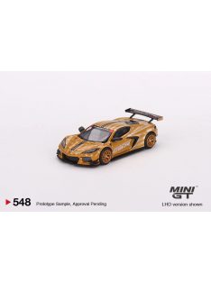   Minigt - Chevrolet Corvette C8.R Stars Stripes 2023 Gold Silver Mijo Exclusives (Lhd) - Mini Gt