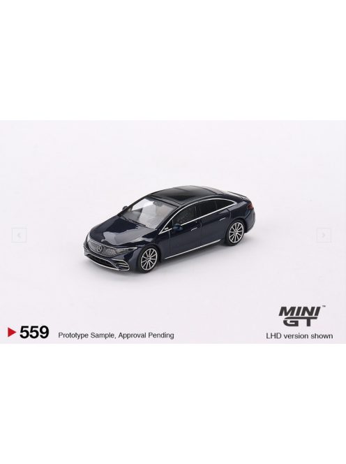 Minigt - 1:64 Mercedes-Benz Eqs 580 4Matic Nautical Blue Metallic 2023 - MINI GT 