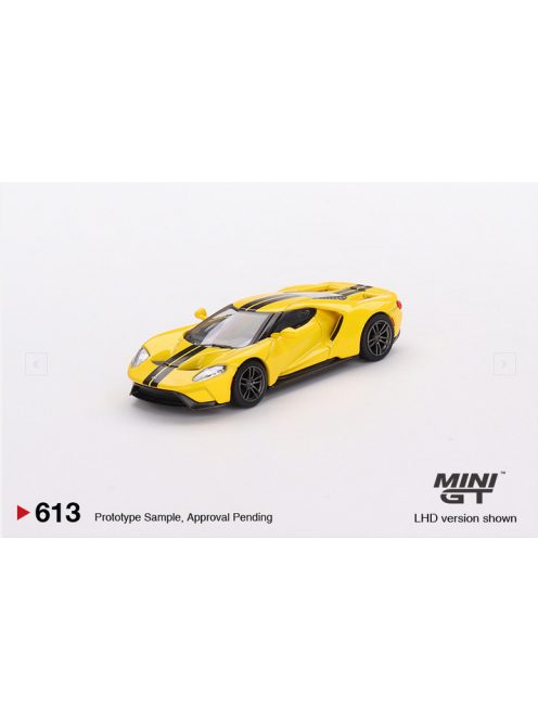 Minigt - 1:64 Ford Gt Triple Yellow 2017 - MINI GT 