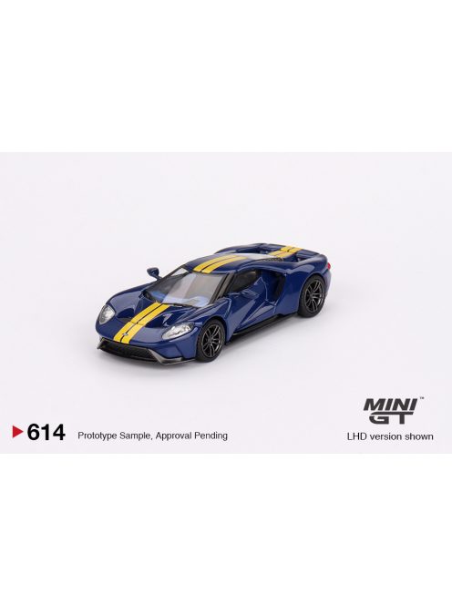 Minigt - 1:64 Ford GT Sunoco Blue 2020 (LHD) - MINI GT