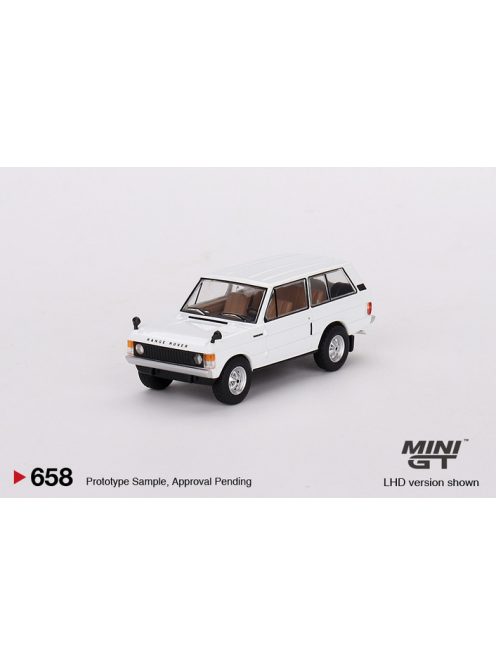 Minigt - 1:64 Land Rover Range Rover Davos White 1971 - MINI GT 