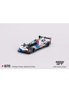   Minigt - 1:64 BMW M Hybrid V8 GTP #24 Bmw M Team RLL IMSA Daytona 24 Hrs, White/Blue/Red, 2023 (LHD) - MINI GT