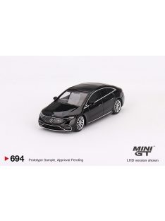   Minigt - 1:64 Mercedes-Benz EQS 580 4MATIC Black 2023 (LHD) - MINI GT