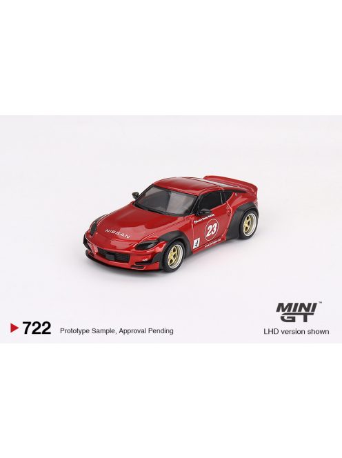 Minigt - 1:64 Nissan Z400 Pandem Passion Red 2023 (LHD) - MINI GT